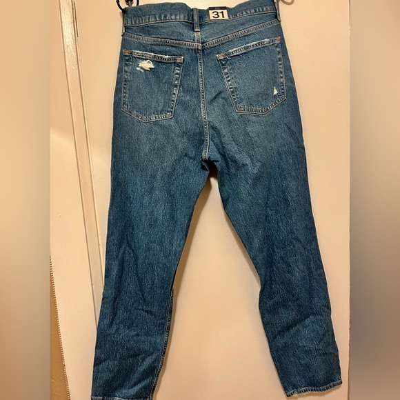 GAP Denim Distressed Cheeky Straight High-Rise (NWT) - Picture 4 of 5
